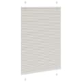 Miniatyrbilde 3 av 11: vidaXL plisségardin lys grå 100x150 cm Stoff Bredde 99,4 cm Polyester