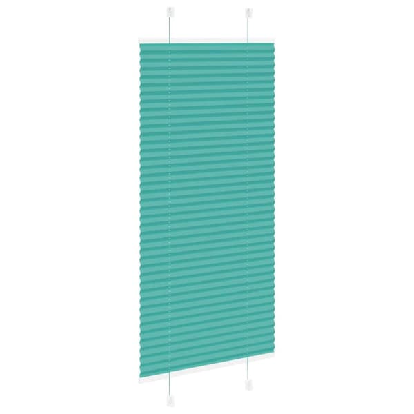 vidaXL Plisserad persienn bensingrön 65x150cm tyg bredd 64,4cm