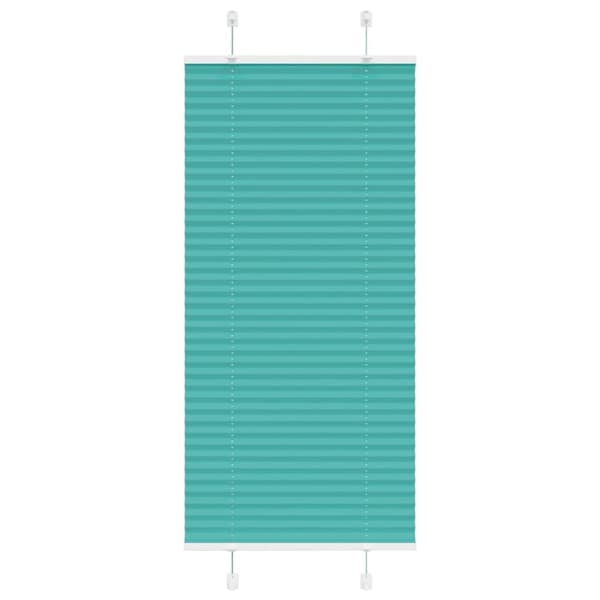 vidaXL Plisserad persienn bensingrön 65x150cm tyg bredd 64,4cm
