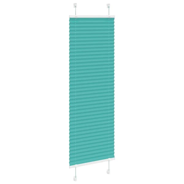 vidaXL Plisserad persienn bensingrön 45x100cm tyg bredd 44,4cm