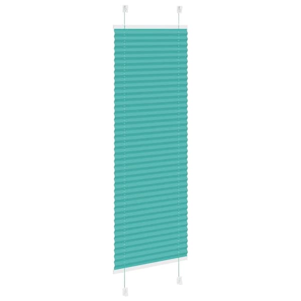 vidaXL Plisserad persienn bensingrön 45x100cm tyg bredd 44,4cm