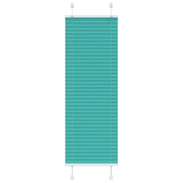 vidaXL Plisserad persienn bensingrön 45x100cm tyg bredd 44,4cm