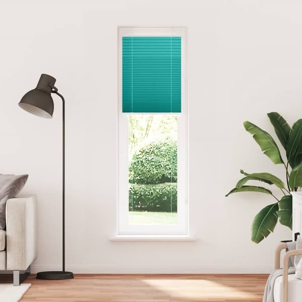 vidaXL plisségardin Bensin Grønn 65x200 cm Stoff Bredde 64,4 cm