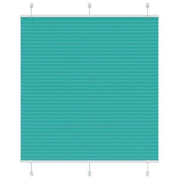 vidaXL Plisségardin Bensin Grønn 115x100 cm Stoffbredde 114,4 cm