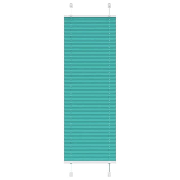 vidaXL Plisségardin Benzin Grøn 50x150 cm Stofbredde 49,4 cm Polyester