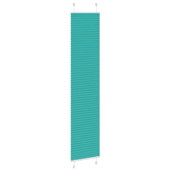 vidaXL Plisségardin Benzin Grøn 50x200 cm Stofbredde 49,4 cm Polyester