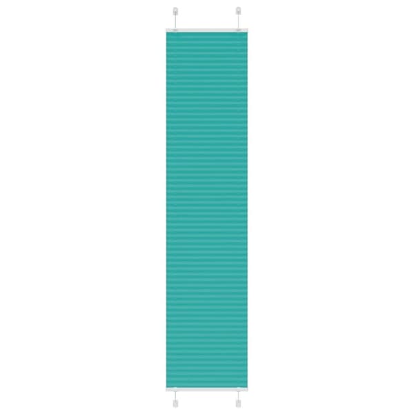 vidaXL Plisségardin Benzin Grøn 50x200 cm Stofbredde 49,4 cm Polyester