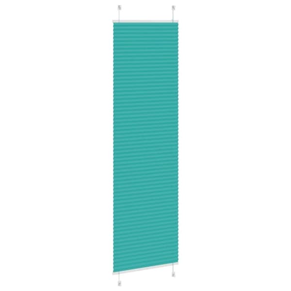 vidaXL plisségardin Bensin Grønn 55x200 cm Stoff Bredde 54,4 cm
