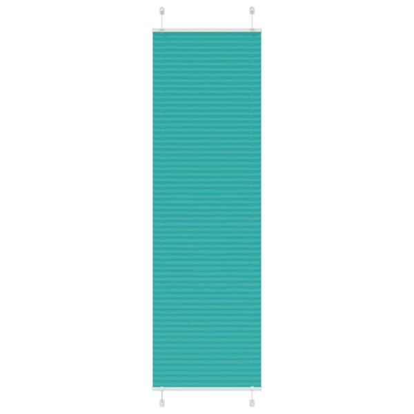 vidaXL plisségardin Bensin Grønn 55x200 cm Stoff Bredde 54,4 cm