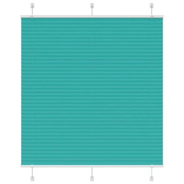 vidaXL Plisségardin Bensin Grønn 115x150 cm Stoffbredde 114,4 cm