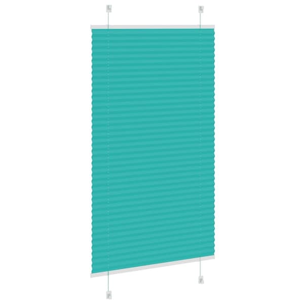vidaXL plisségardin Bensin Grønn 70x150 cm Stoff Bredde 69,4 cm