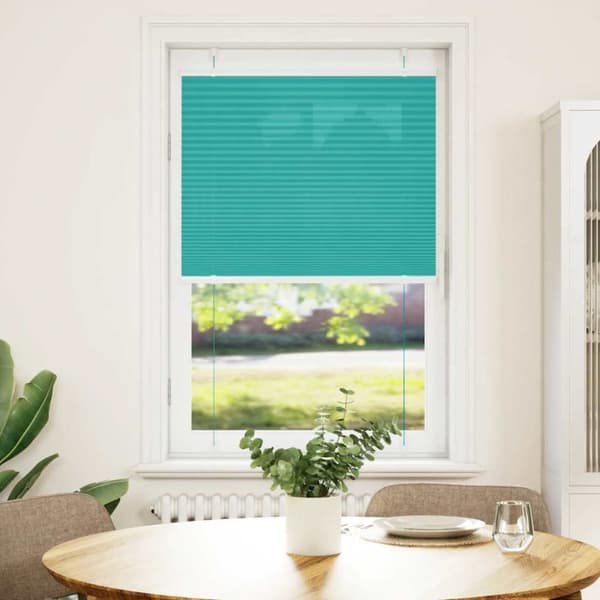 vidaXL plisségardin Bensin Grønn 70x150 cm Stoff Bredde 69,4 cm