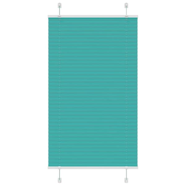 vidaXL plisségardin Bensin Grønn 70x150 cm Stoff Bredde 69,4 cm