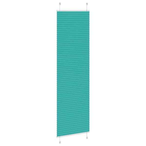vidaXL Plisségardin Benzin Grøn 60x200 cm Stofbredde 59,4 cm Polyester