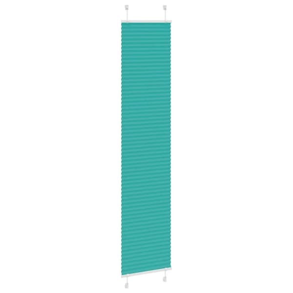 vidaXL Plisserad persienn bensingrön 40x200 cm tyg bredd 39,4 cm
