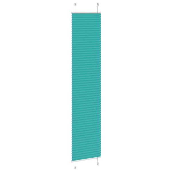 vidaXL Plisserad persienn bensingrön 40x200 cm tyg bredd 39,4 cm
