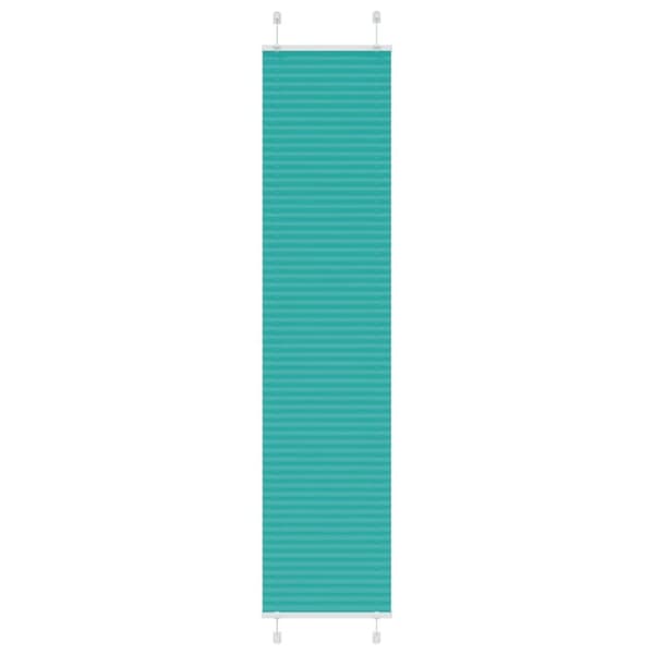 vidaXL Plisserad persienn bensingrön 40x200 cm tyg bredd 39,4 cm