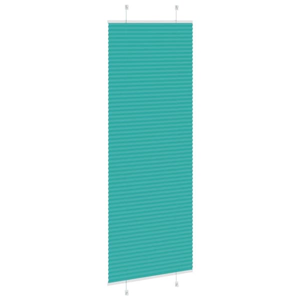 vidaXL plisségardin Bensin Grønn 75x200 cm Stoff Bredde 74,4 cm