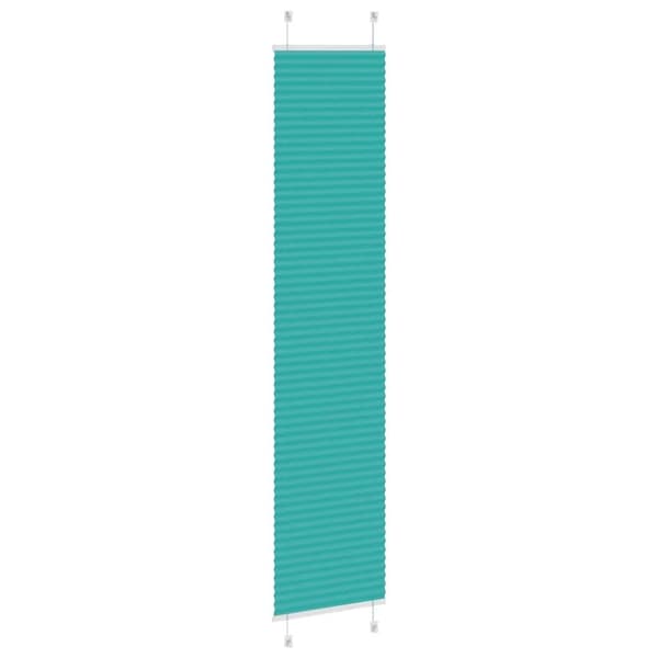 vidaXL Plisségardin Benzin Grøn 45x200 cm Stofbredde 44,4 cm Polyester