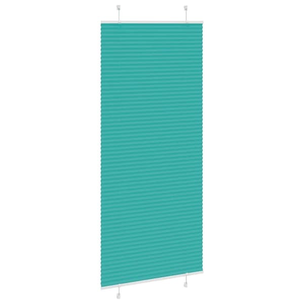 vidaXL Plisségardin Benzin Grøn 90x200 cm Stofbredde 89,4 cm Polyester