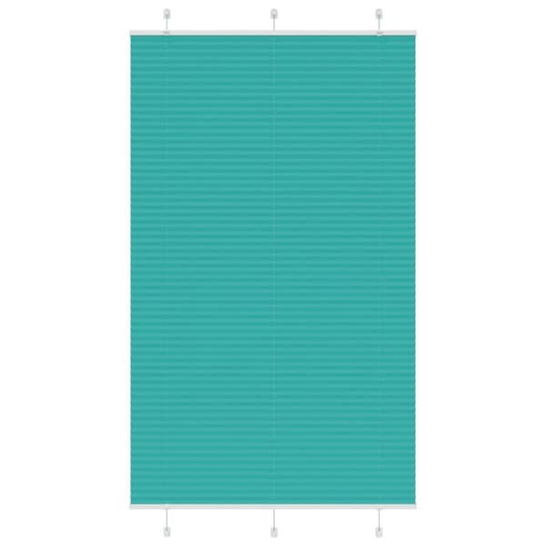 vidaXL Plisségardin Bensin Grønn 120x200 cm Stoffbredde 119,4 cm
