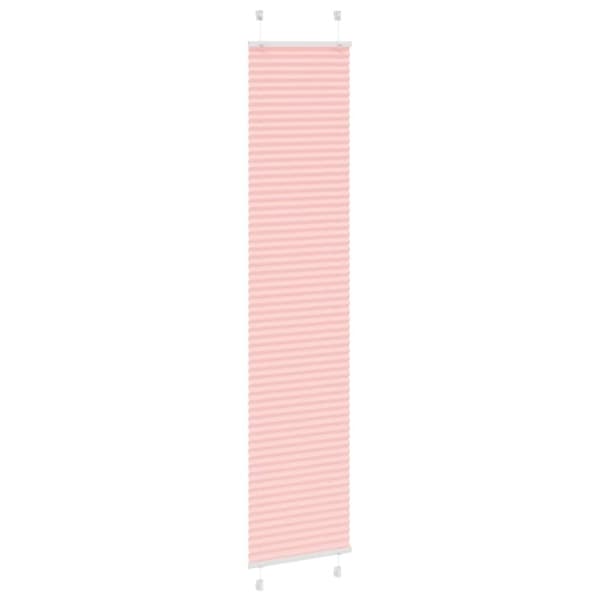 vidaXL plisségardin Rosa 45x200 cm Stoff Bredde 44,4 cm Polyester