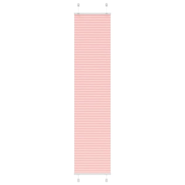 vidaXL plisségardin Rosa 45x200 cm Stoff Bredde 44,4 cm Polyester