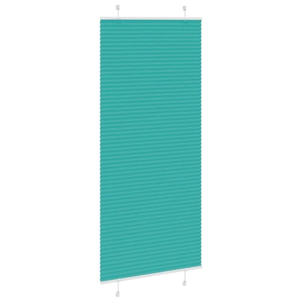 vidaXL plisségardin Bensin Grønn 95x200 cm Stoff Bredde 94,4 cm
