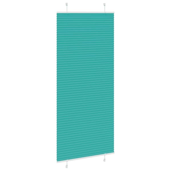vidaXL plisségardin Bensin Grønn 95x200 cm Stoff Bredde 94,4 cm