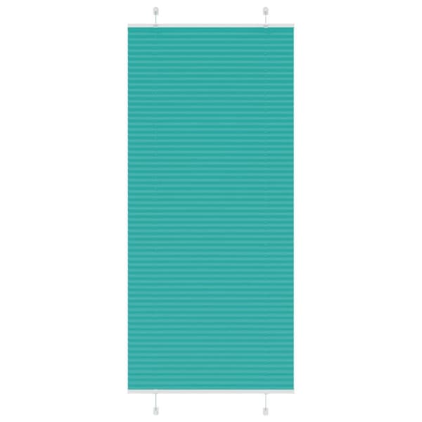 vidaXL plisségardin Bensin Grønn 95x200 cm Stoff Bredde 94,4 cm