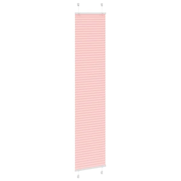 vidaXL plisségardin Rosa 50x200 cm Stoff Bredde 49,4 cm Polyester