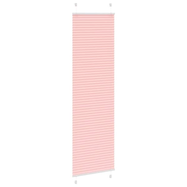 vidaXL plisségardin Rosa 55x200 cm Stoff Bredde 54,4 cm Polyester