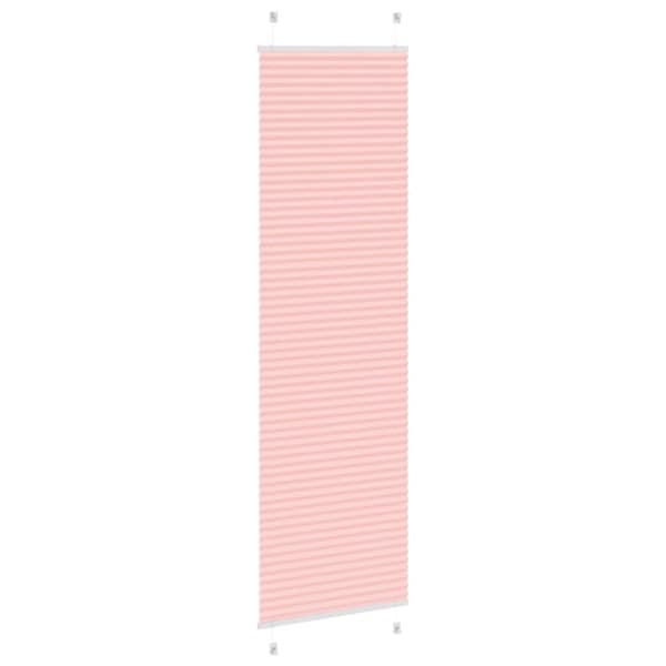 vidaXL plisségardin Rosa 55x200 cm Stoff Bredde 54,4 cm Polyester