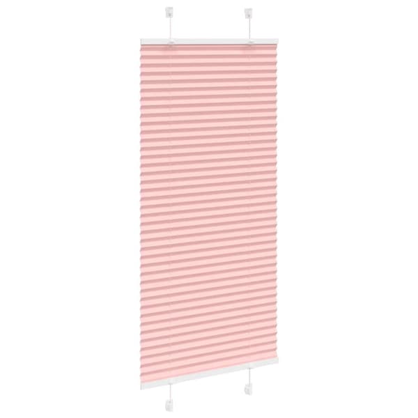 vidaXL plisségardin Rosa 65x150 cm Stoff Bredde 64,4 cm Polyester