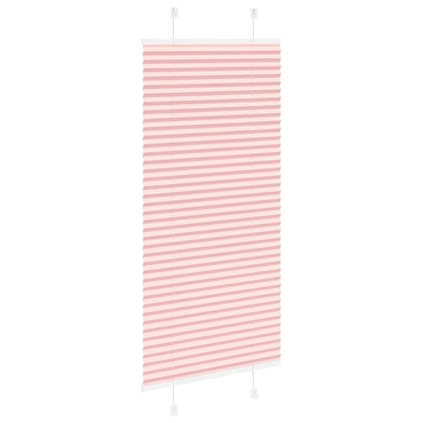 vidaXL plisségardin Rosa 65x150 cm Stoff Bredde 64,4 cm Polyester