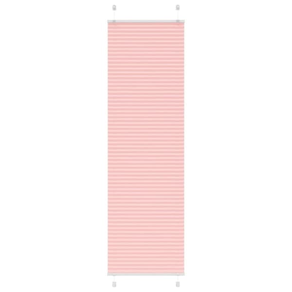vidaXL plisségardin Rosa 65x200 cm Stoff Bredde 64,4 cm Polyester