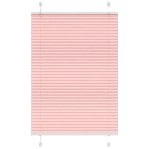 vidaXL laskostettu sokea vaaleanpunainen 95x150 cm kankaan leveys