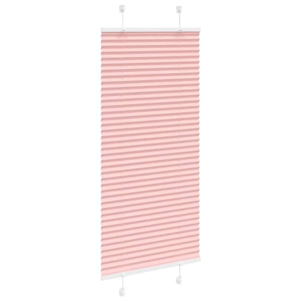 vidaXL plisségardin Rosa 60x100 cm Stoff Bredde 59,4 cm Polyester