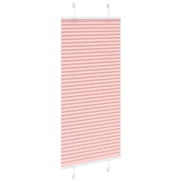vidaXL plisségardin Rosa 60x150 cm Stoff Bredde 59,4 cm Polyester