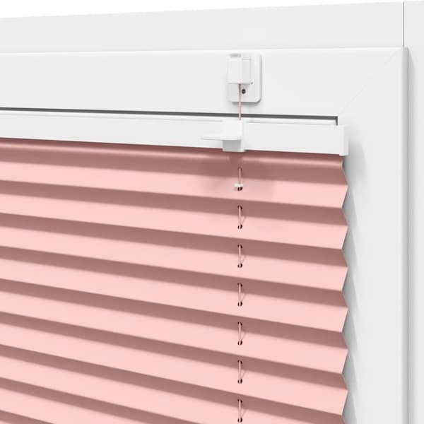 vidaXL Plisserad persienn rosa 105x100 cm tyg bredd 104,4cm polyester