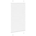 Miniatyrbillede 4 af 11: vidaXL Plisségardin Hvid 75x100 cm Stofbredde 74,4 cm Polyester