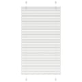 Miniatyrbillede 1 af 11: vidaXL Plisségardin Hvid 75x100 cm Stofbredde 74,4 cm Polyester