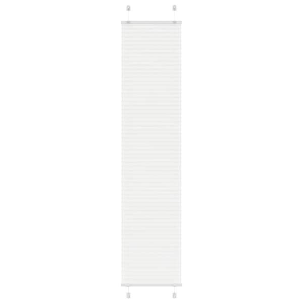 vidaXL laskostettu blind Valkoinen 40x200 cm Kankaan leveys 39,4 cm