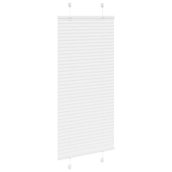 vidaXL laskostettu blind Valkoinen 60x100 cm Kankaan leveys 59,4 cm