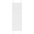 Miniatyrbillede 1 af 11: vidaXL Plisségardin Hvid 45x100 cm Stofbredde 44,4 cm Polyester