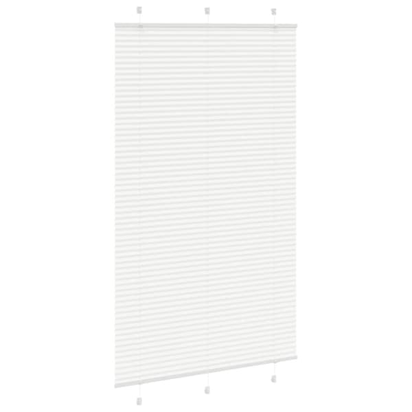 vidaXL plisségardin Hvit 120x200 cm Stoff Bredde 119,4 cm Polyester