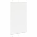 Miniatyrbillede 4 af 11: vidaXL Plisségardin Hvid 120x200 cm Stofbredde 119,4 cm Polyester