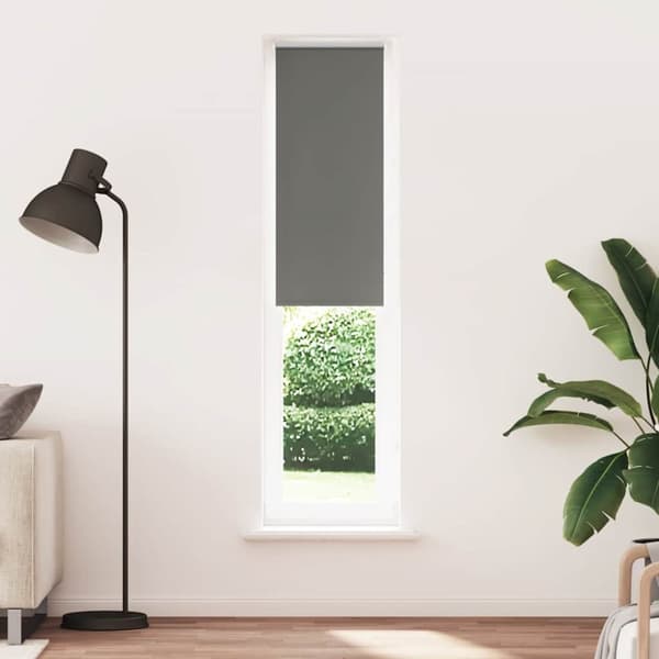 Rullgardin mörkläggning grå 55x210 cm tyg bredd 50,7 cm
