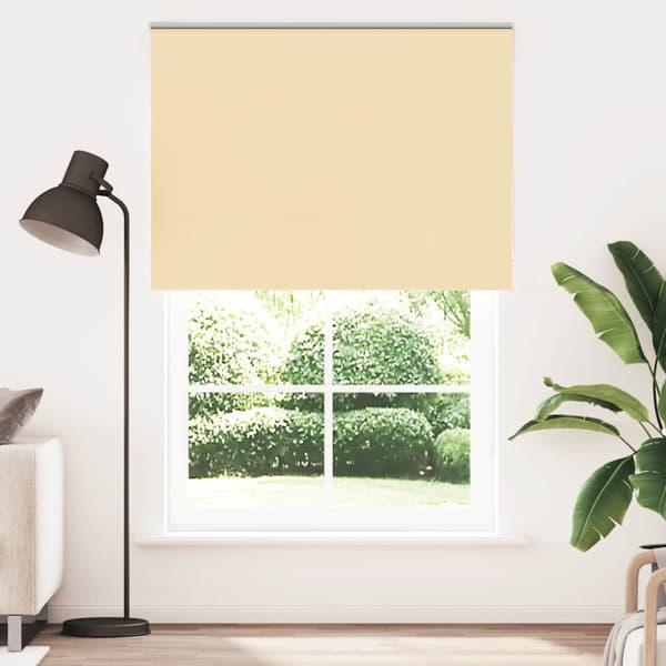Rullgardin mörkläggningsbeige 155x210 cm tyg bredd 151,6 cm
