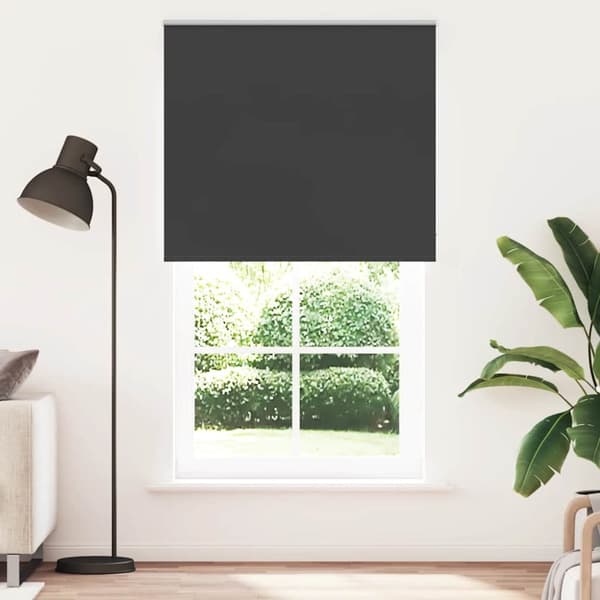 Rullgardin mörkläggning svart 125x210 cm tyg bredd 121,6 cm